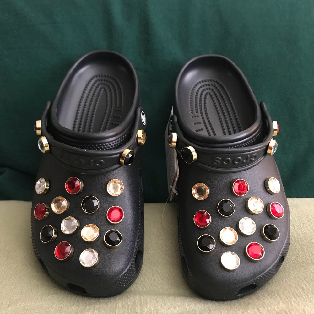 CROCS Classic Mulitgem Clogs, Size 9W, NWT, HTF